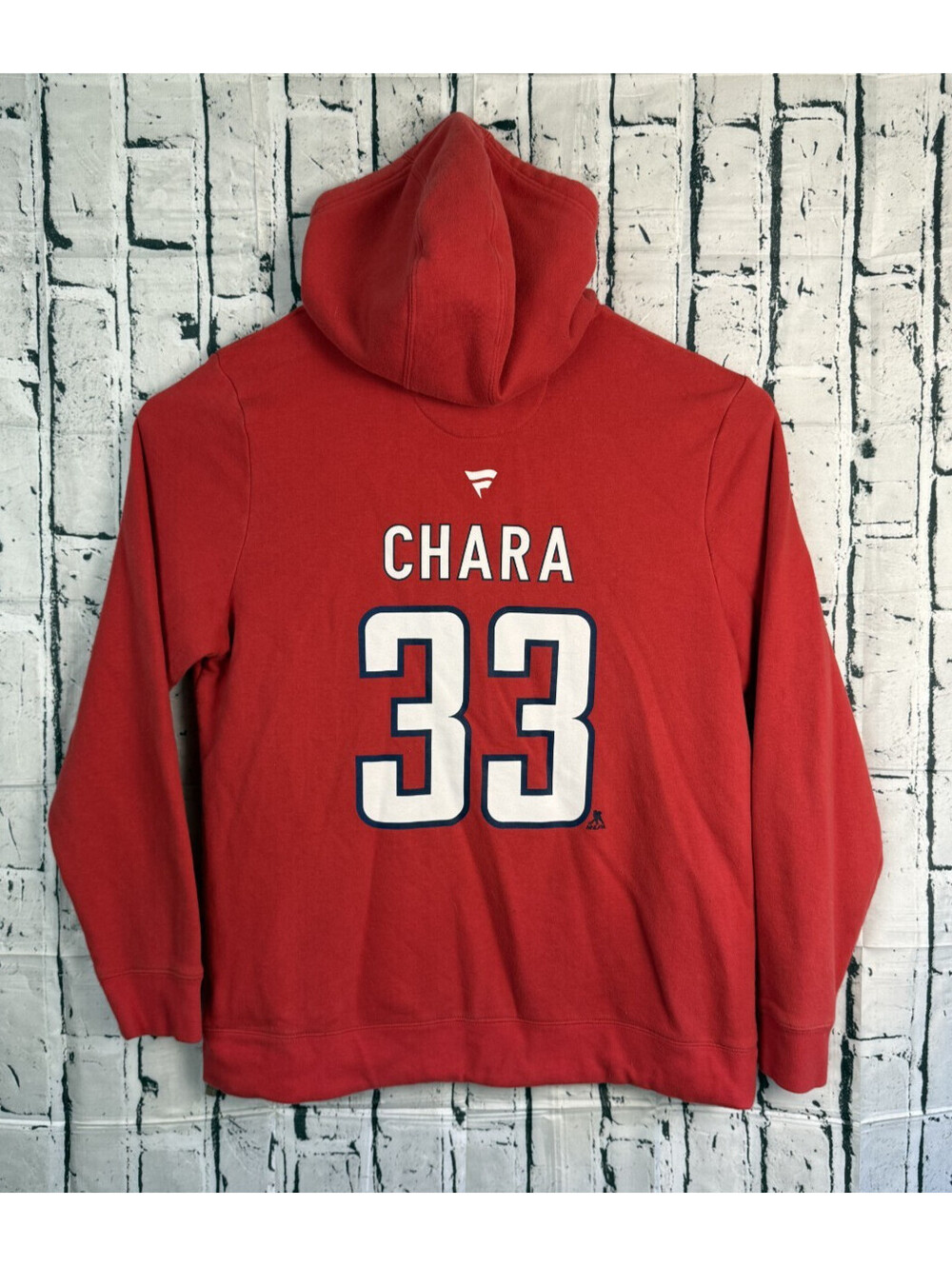 Fanatics Washington Capitals Menโs Hoodie #33 Chara - missing tag, check measure